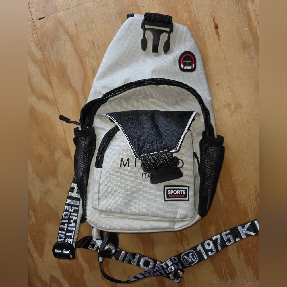 Milano Gray Black Sling Bag (PUR10) - Picture 10 of 13
